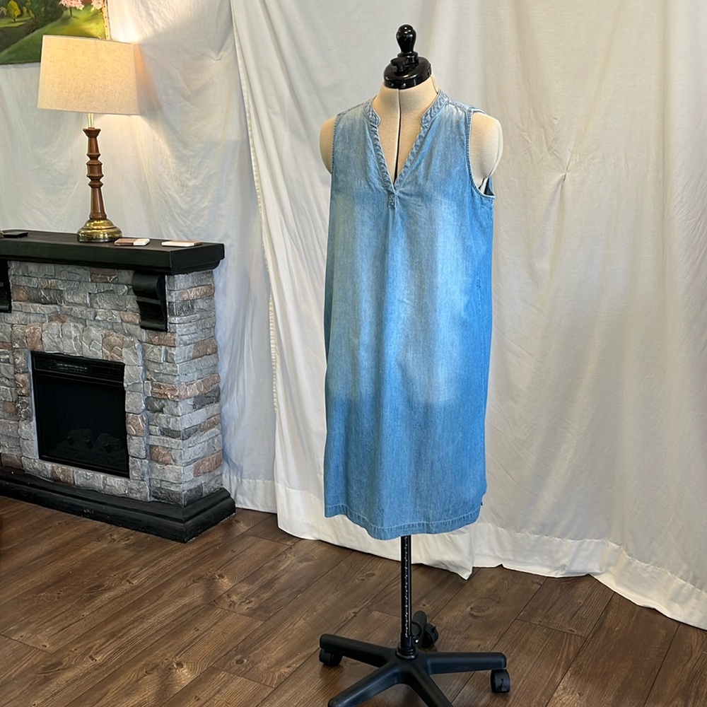 Women’s denim shift dress